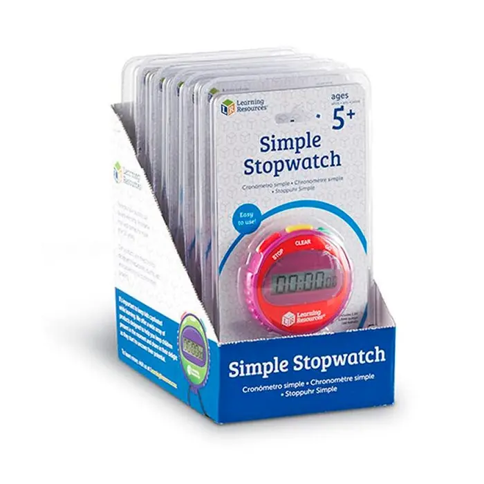 Learning Resources Simple Stopwatch, Set of 6 New Arrival